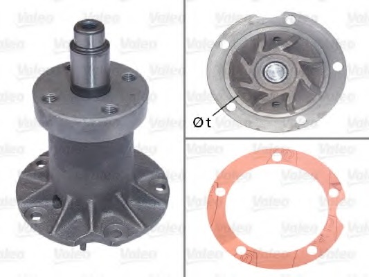 pompa apa 506097 VALEO - Pompa apa/ garnitura pompa apa 506097 VALEO - Pompa apa/ garnitura