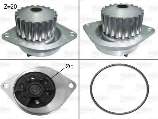 pompa apa 506290 VALEO - Pompa apa/ garnitura pompa apa 506290 VALEO - Pompa apa/ garnitura