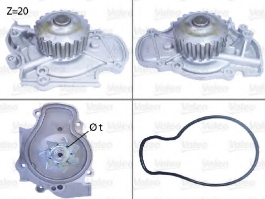 pompa apa 506321 VALEO - Pompa apa/ garnitura