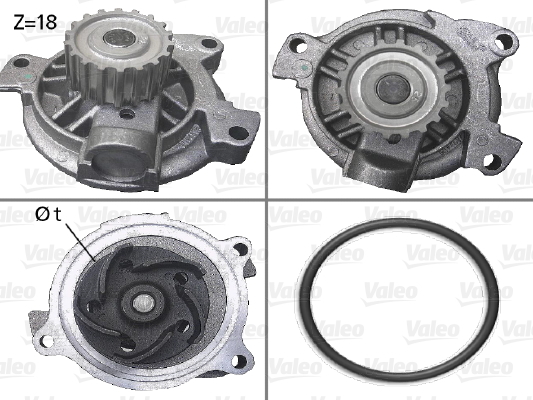 pompa apa 506488 VALEO - Pompa apa/ garnitura pompa apa 506488 VALEO - Pompa apa/ garnitura