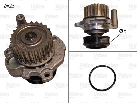 pompa apa 506532 VALEO - Pompa apa/ garnitura pompa apa 506532 VALEO - Pompa apa/ garnitura