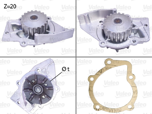 pompa apa 506575 VALEO - Pompa apa/ garnitura pompa apa 506575 VALEO - Pompa apa/ garnitura
