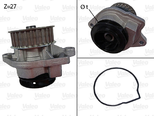 pompa apa 506577 VALEO - Pompa apa/ garnitura