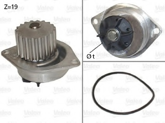 pompa apa 506595 VALEO - Pompa apa/ garnitura pompa apa 506595 VALEO - Pompa apa/ garnitura