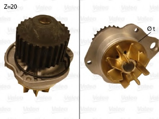 pompa apa 506655 VALEO - Pompa apa/ garnitura pompa apa 506655 VALEO - Pompa apa/ garnitura