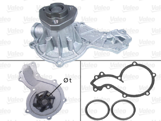 pompa apa 506666 VALEO - Pompa apa/ garnitura