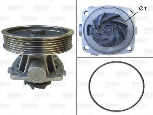 pompa apa 506669 VALEO - Pompa apa/ garnitura