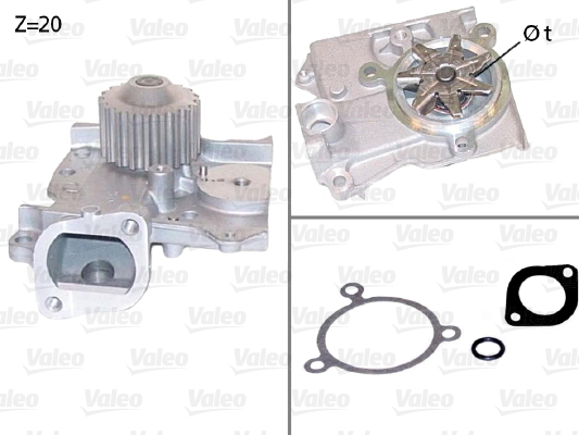 pompa apa 506685 VALEO - Pompa apa/ garnitura pompa apa 506685 VALEO - Pompa apa/ garnitura