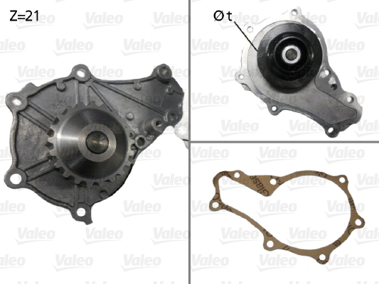 pompa apa 506714 VALEO - Pompa apa/ garnitura pompa apa 506714 VALEO - Pompa apa/ garnitura