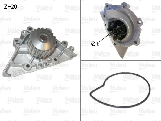 pompa apa 506720 VALEO - Pompa apa/ garnitura pompa apa 506720 VALEO - Pompa apa/ garnitura