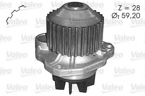 pompa apa 506921 VALEO - Pompa apa/ garnitura