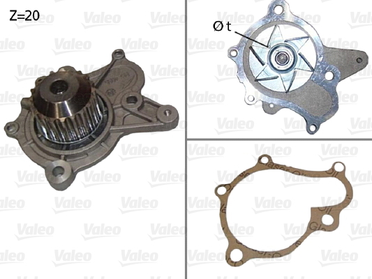 pompa apa 506922 VALEO - Pompa apa/ garnitura pompa apa 506922 VALEO - Pompa apa/ garnitura