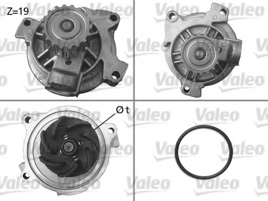 pompa apa 526008 VALEO - Pompa apa/ garnitura pompa apa 526008 VALEO - Pompa apa/ garnitura