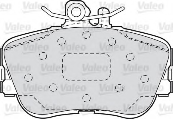 set placute frana,frana disc 540559 VALEO - Set placute frana set placute frana,frana disc 540559 VALEO - Set placute frana
