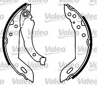 Set saboti frana 553716 VALEO - Material frictiune sabot frana/ sabot frana Set saboti frana 553716 VALEO - Material frictiune sabot frana/ sabot frana