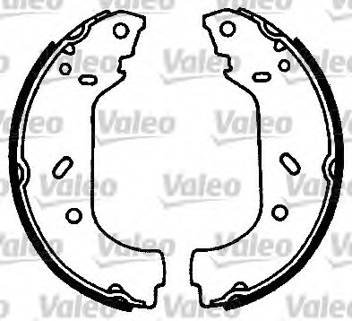 Set saboti frana 554588 VALEO - Material frictiune sabot frana/ sabot frana Set saboti frana 554588 VALEO - Material frictiune sabot frana/ sabot frana