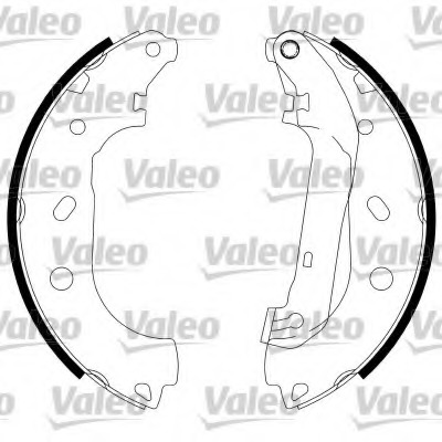 Set saboti frana 554830 VALEO - Material frictiune sabot frana/ sabot frana Set saboti frana 554830 VALEO - Material frictiune sabot frana/ sabot frana