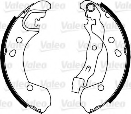 Set saboti frana 554832 VALEO - Material frictiune sabot frana/ sabot frana Set saboti frana 554832 VALEO - Material frictiune sabot frana/ sabot frana