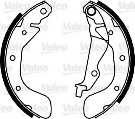 Set saboti frana 554874 VALEO - Material frictiune sabot frana/ sabot frana Set saboti frana 554874 VALEO - Material frictiune sabot frana/ sabot frana