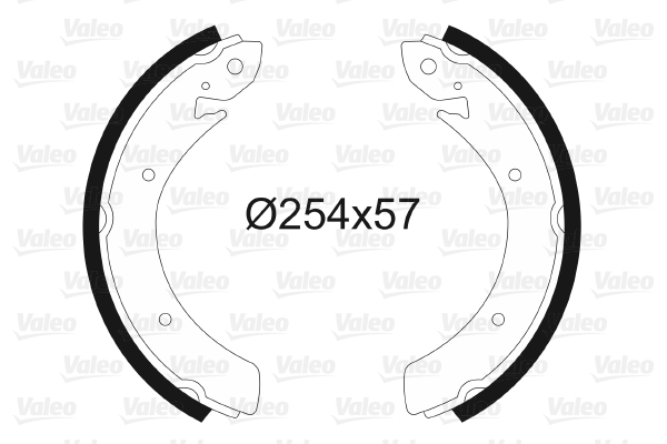 Set saboti frana 562025 VALEO - Material frictiune sabot frana/ sabot frana Set saboti frana 562025 VALEO - Material frictiune sabot frana/ sabot frana