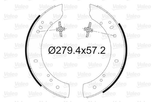 Set saboti frana 562035 VALEO - Material frictiune sabot frana/ sabot frana Set saboti frana 562035 VALEO - Material frictiune sabot frana/ sabot frana