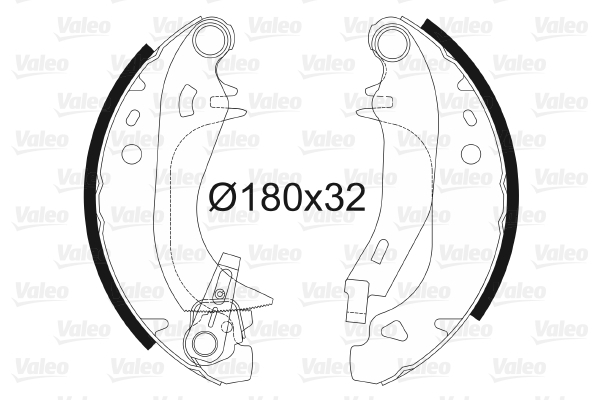 Set saboti frana 562453 VALEO - Frana tambur Set saboti frana 562453 VALEO - Frana tambur