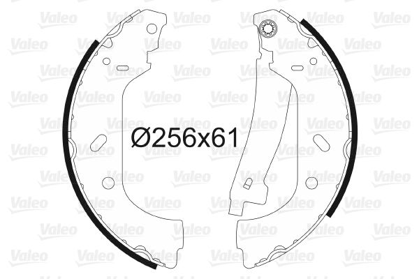 Set saboti frana 562552 VALEO - Material frictiune sabot frana/ sabot frana Set saboti frana 562552 VALEO - Material frictiune sabot frana/ sabot frana