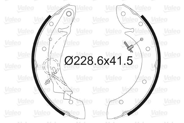 Set saboti frana 562634 VALEO - Frana tambur Set saboti frana 562634 VALEO - Frana tambur