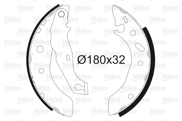 Set saboti frana 562635 VALEO Set saboti frana 562635 VALEO