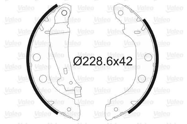 Set saboti frana 562638 VALEO - Material frictiune sabot frana/ sabot frana Set saboti frana 562638 VALEO - Material frictiune sabot frana/ sabot frana