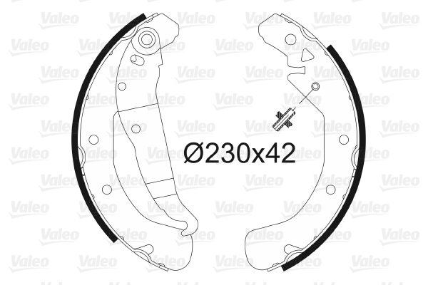 Set saboti frana 562640 VALEO - Material frictiune sabot frana/ sabot frana Set saboti frana 562640 VALEO - Material frictiune sabot frana/ sabot frana