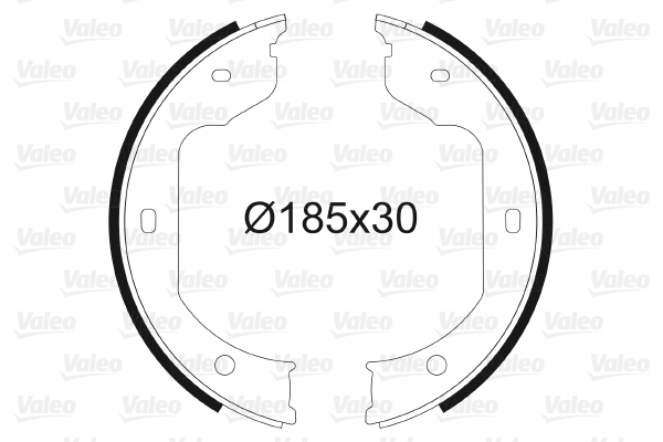 Set saboti frana, frana de mana 562805 VALEO - Frana tambur Set saboti frana, frana de mana 562805 VALEO - Frana tambur