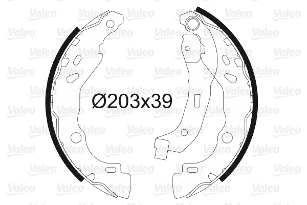Set saboti frana 562810 VALEO - Material frictiune sabot frana/ sabot frana Set saboti frana 562810 VALEO - Material frictiune sabot frana/ sabot frana