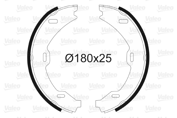 Set saboti frana, frana de mana 564007 VALEO - Frana de mana