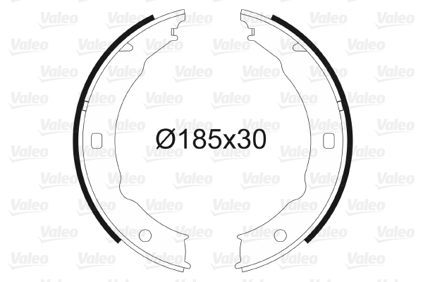 Set saboti frana, frana de mana 564018 VALEO - Frana tambur Set saboti frana, frana de mana 564018 VALEO - Frana tambur