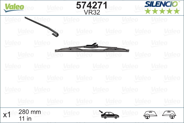 lamela stergator 574271 VALEO - Stergator de parbriz lamela stergator 574271 VALEO - Stergator de parbriz