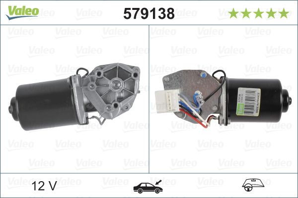 motor stergator 579138 VALEO - Motoras stergator de parbriz motor stergator 579138 VALEO - Motoras stergator de parbriz