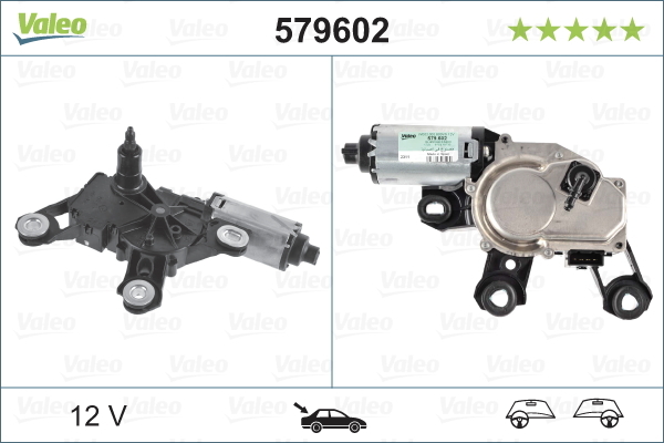 motor stergator 579602 VALEO - Motoras stergator de parbriz motor stergator 579602 VALEO - Motoras stergator de parbriz