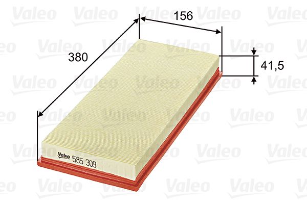 Filtru aer 585309 VALEO - Filtru aer/ carcasa Filtru aer 585309 VALEO - Filtru aer/ carcasa
