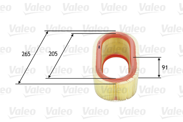 Filtru aer 585647 VALEO - Filtru aer/ carcasa Filtru aer 585647 VALEO - Filtru aer/ carcasa