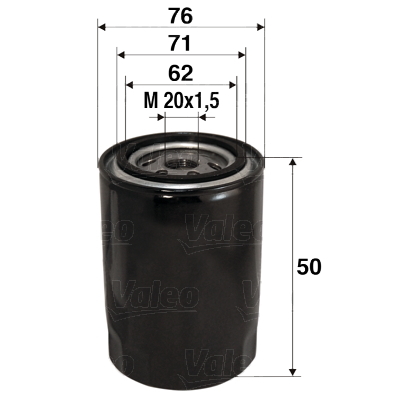 Filtru ulei 586001 VALEO - Filtru ulei Filtru ulei 586001 VALEO - Filtru ulei