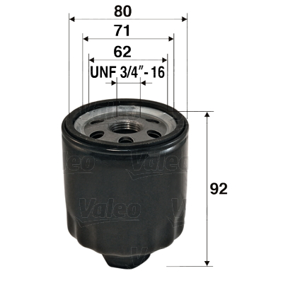 Filtru ulei 586009 VALEO - Ungere