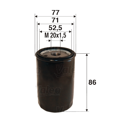 Filtru ulei 586027 VALEO - Ungere Filtru ulei 586027 VALEO - Ungere