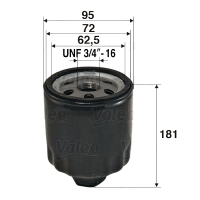 Filtru ulei 586056 VALEO - Filtru ulei