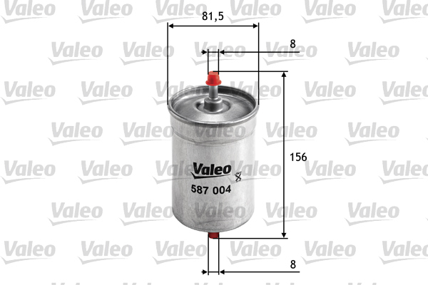 filtru combustibil 587004 VALEO - Filtru combustibil/carcasa filtru combustibil 587004 VALEO - Filtru combustibil/carcasa