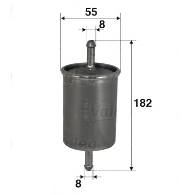 filtru combustibil 587027 VALEO - Filtru combustibil/carcasa filtru combustibil 587027 VALEO - Filtru combustibil/carcasa