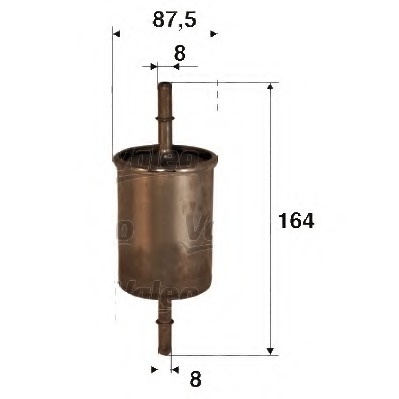 filtru combustibil 587040 VALEO - Filtru combustibil/carcasa filtru combustibil 587040 VALEO - Filtru combustibil/carcasa