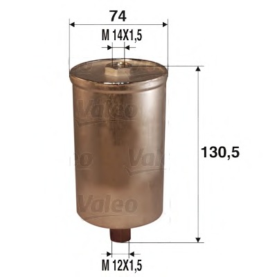 filtru combustibil 587214 VALEO - Filtru combustibil/carcasa filtru combustibil 587214 VALEO - Filtru combustibil/carcasa