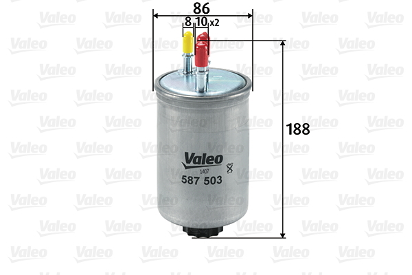 filtru combustibil 587503 VALEO - Filtru combustibil/carcasa filtru combustibil 587503 VALEO - Filtru combustibil/carcasa