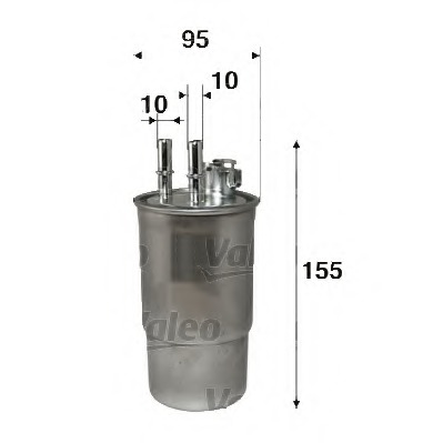 filtru combustibil 587549 VALEO - Filtru combustibil/carcasa filtru combustibil 587549 VALEO - Filtru combustibil/carcasa